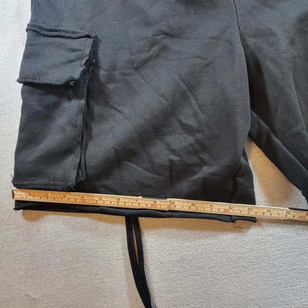 11BYBBS DARK Cargo Shorts Mens Medium Black Excellent Techwear Streetwear Goth